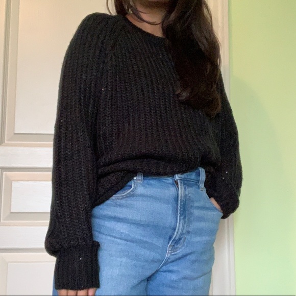 Black sweater with Sequins